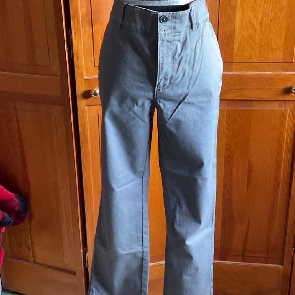 LOFT Women's Gray Straight Leg Pants